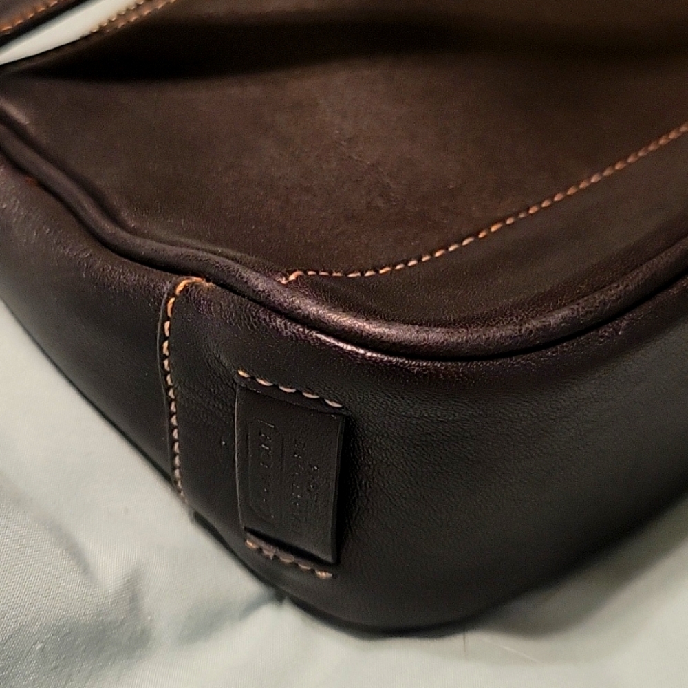 Vintage Coach black shoulder bag